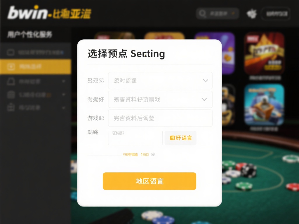 详细解析bwin-必赢亚洲平台注册步骤与会员快速入门指南 选择偏好设置
bwin-必赢亚洲为用户提供个性化